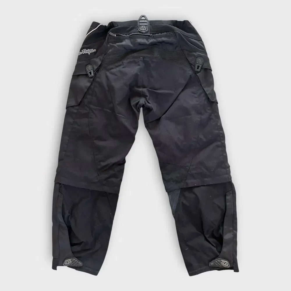 Troy Lee Designs REV Motocross Riding Pants Mens 38 Black Mesh Lined MX ATV